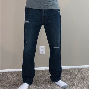 Men’s Hollister jeans.